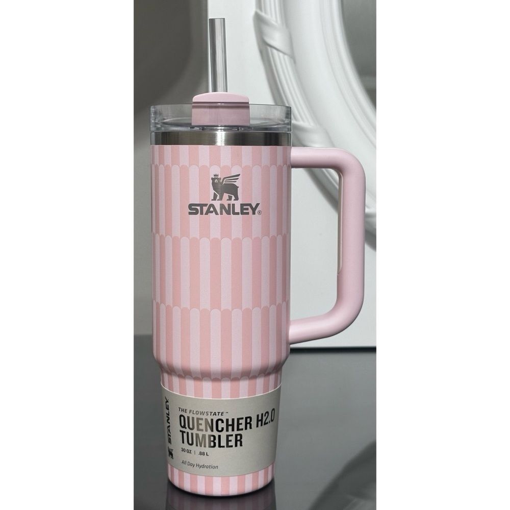 Stanley Quencher H2.0 FlowState‎ Tumbler 30oz, TEA ROSE TILE